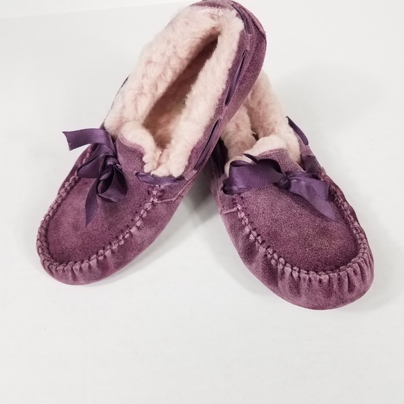 Ugg Purple Dakota Slip On Shoe Size 6 - Picture 4 of 8